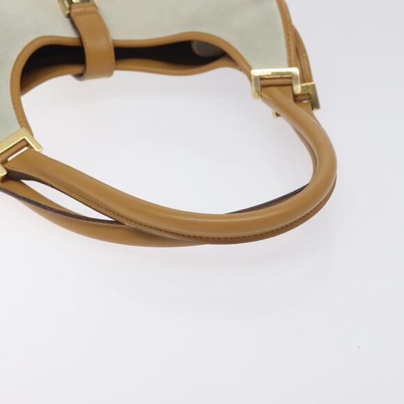 GUCCI Jackie Hand Bag Suede White Gold 002 002 - Picture 7 of 16